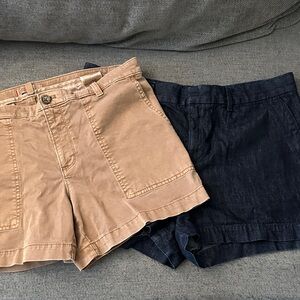2 Shorts bundle - Khaki & Denim